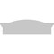 Ekena Millwork Eyebrow Architectural Grade PVC Pediment, 34"W x 10-1/2"H x 2-3/4"P PEDP034X105EYE00 - alternate 2